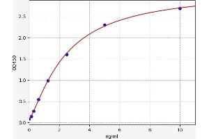 Typical standard curve (SRSF2 ELISA 试剂盒)