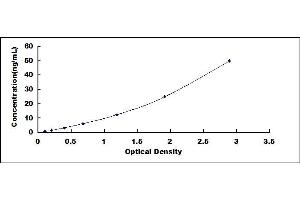 Typical standard curve (Laminin ELISA 试剂盒)