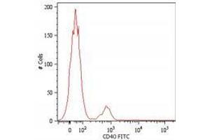 Flow Cytometry (FACS) image for anti-CD40 (CD40) antibody (ABIN263929) (CD40 抗体)