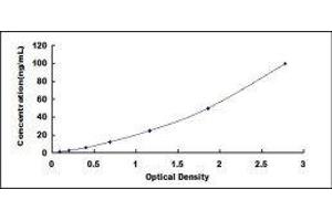 Typical standard curve (ANGPTL4 ELISA 试剂盒)