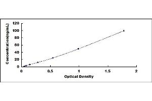 Typical standard curve (COMT ELISA 试剂盒)