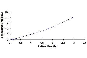 Typical Standard Curve (L-Selectin ELISA 试剂盒)