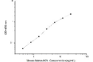 Typical standard curve (Histone H2B ELISA 试剂盒)