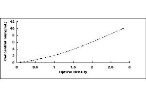 Typical standard curve (WNT5A ELISA 试剂盒)