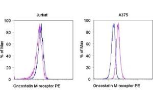 Image no. 1 for anti-Oncostatin M Receptor (OSMR) antibody (PE) (ABIN475222) (Oncostatin M Receptor 抗体  (PE))