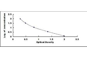 Typical standard curve (IgA Secretory Component ELISA 试剂盒)