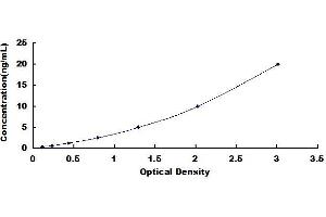 Typical standard curve (ALAD ELISA 试剂盒)