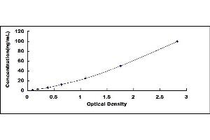 Typical standard curve (PKC epsilon ELISA 试剂盒)