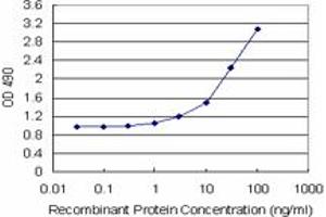 Sandwich ELISA detection sensitivity ranging from 1 ng/mL to 100 ng/mL. (IFITM3 (人) Matched Antibody Pair)