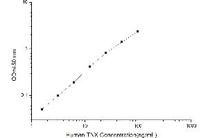 Typical standard curve (TNXB ELISA 试剂盒)