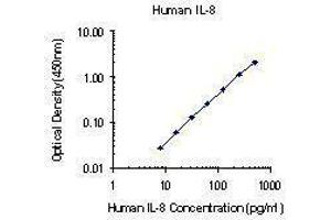 ELISA image for anti-Interleukin 8 (IL8) antibody (ABIN2665194) (IL-8 抗体)