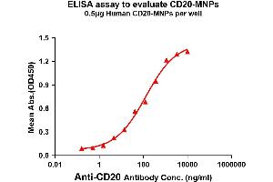 Elisa plates were pre-coated with 0. (CD20 蛋白)