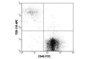 Flow Cytometry (FACS) image for anti-Erythroid Cells antibody (APC) (ABIN2667352) (Erythroid Cells 抗体  (APC))