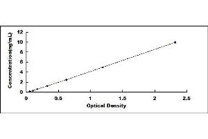 Typical standard curve (ELOVL5 ELISA 试剂盒)