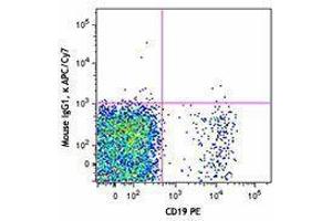 Flow Cytometry (FACS) image for Mouse anti-Human IgM antibody (APC-Cy7) (ABIN2667079) (小鼠 anti-人 IgM Antibody (APC-Cy7))