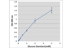 Glucose standard curve (Total Carbohydrate Assay Kit)