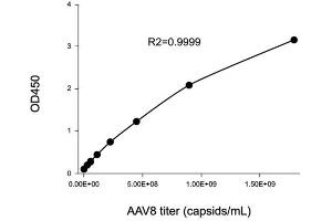 Typical standard curve (AAV8 ELISA 试剂盒)