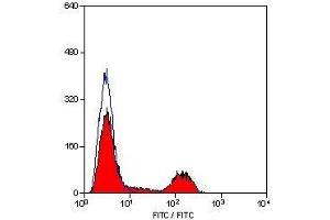 Flow Cytometry (FACS) image for anti-CD41,CD61 antibody (PE) (ABIN2480358) (CD41, CD61 抗体  (PE))