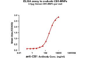 Elisa plates were pre-coated with 0. (CNR1 蛋白)