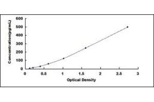 Typical standard curve (HCAM ELISA 试剂盒)