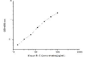 Typical standard curve (CXCL13 ELISA 试剂盒)