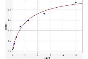 Typical standard curve (Cytokeratin 18 ELISA 试剂盒)