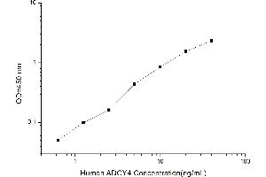 Typical standard curve (ADCY4 ELISA 试剂盒)