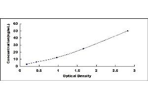 Typical standard curve (CGB ELISA 试剂盒)