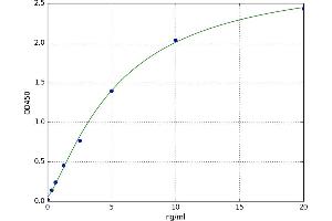 A typical standard curve (RAP1GDS1 ELISA 试剂盒)