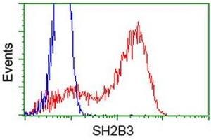 Flow Cytometry (FACS) image for anti-SH2B Adaptor Protein 3 (SH2B3) antibody (ABIN1500907) (SH2B3 抗体)