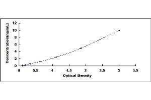 Typical standard curve (KLF15 ELISA 试剂盒)