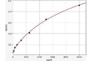 Typical standard curve (PDGFRL ELISA 试剂盒)