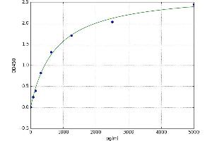 A typical standard curve (LC3B ELISA 试剂盒)