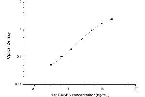 Typical standard curve (Caspase 3 ELISA 试剂盒)