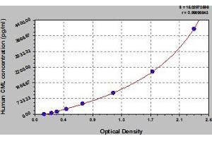 Typical Standard Curve (Carboxy Methyl Lysine ELISA 试剂盒)