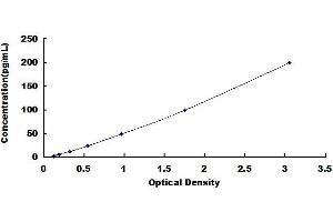 Typical standard curve (IL-10 ELISA 试剂盒)