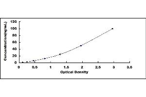 Typical standard curve (PKC epsilon ELISA 试剂盒)